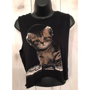 DJ Kitten crop top